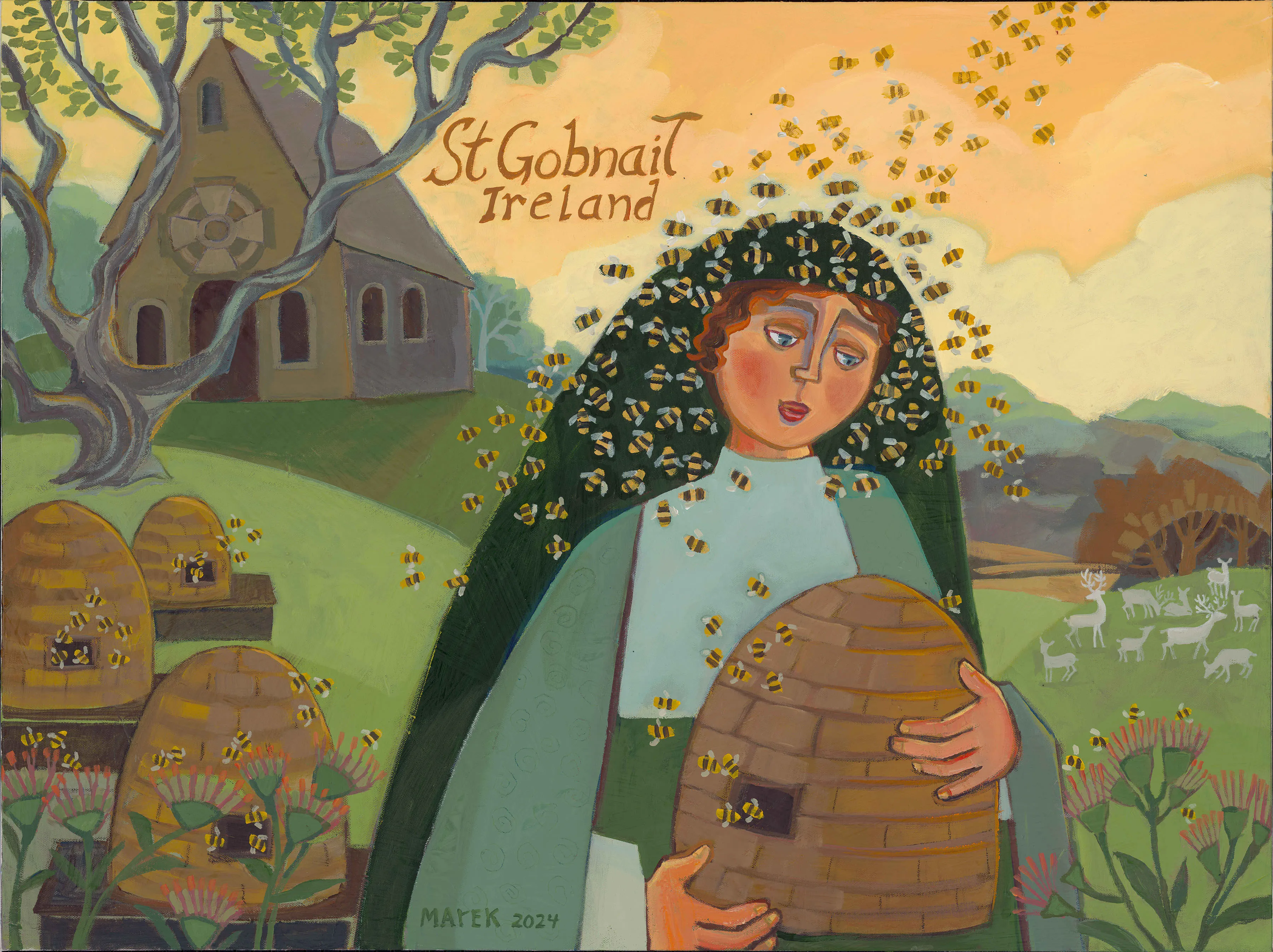 St. Gobnait, Ireland (6th Century)