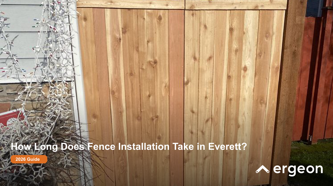 How Long Does Fence Installation Take in Everett?