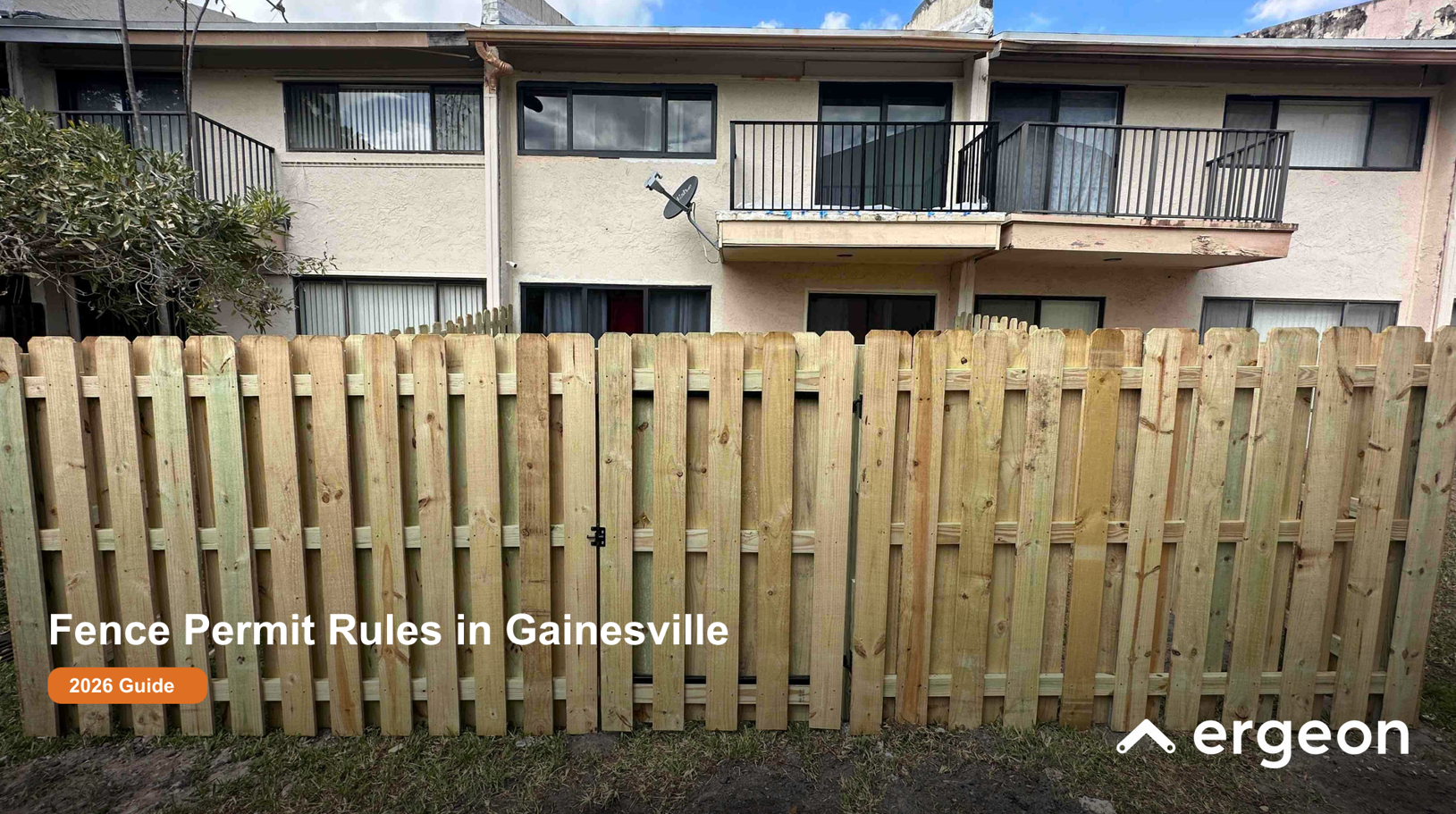 Fence Permit Rules in Gainesville