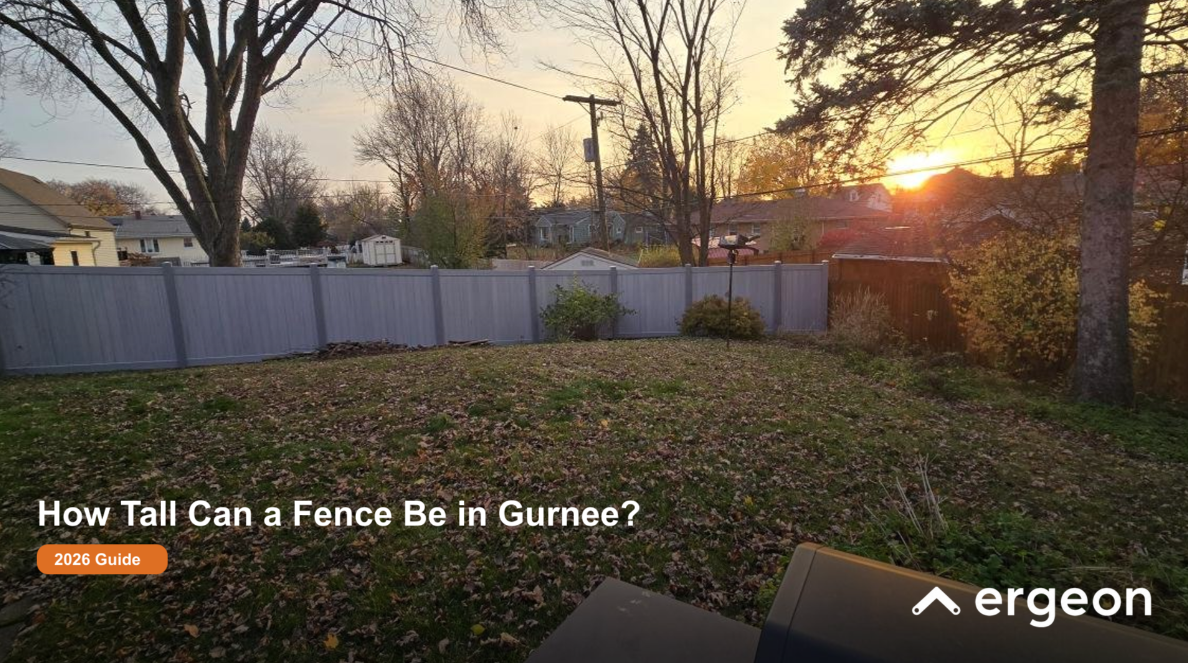 How Tall Can a Fence Be in Gurnee?