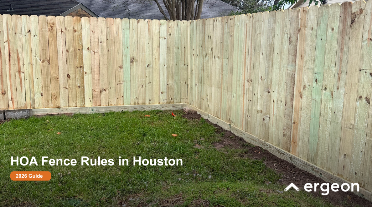 HOA Fence Rules in Houston