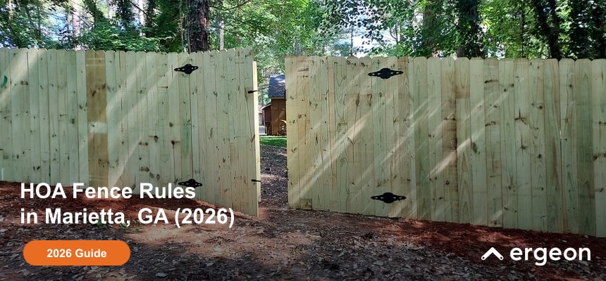 HOA Fence Rules in Marietta