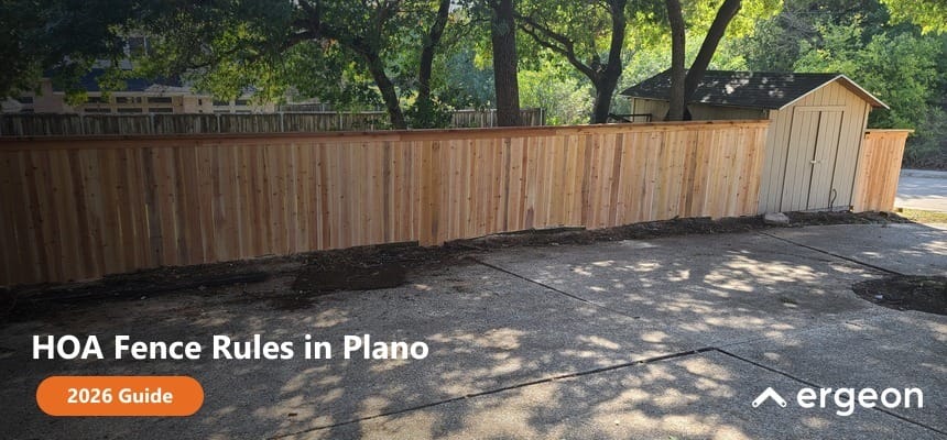 HOA Fence Rules in Plano