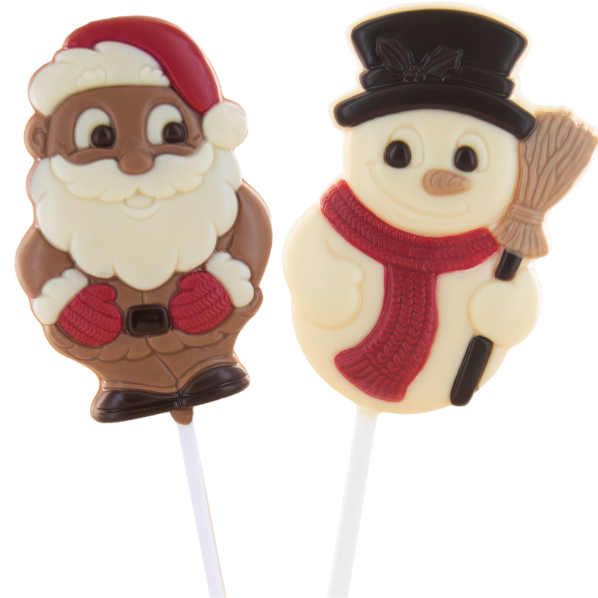 Santa & Snowman Christmas Lollipops