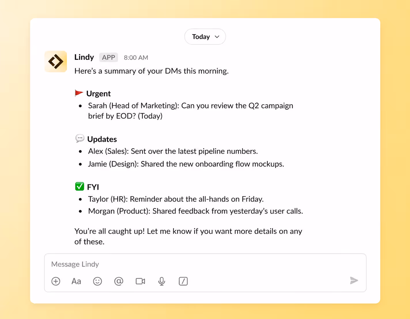 Slack Mockup