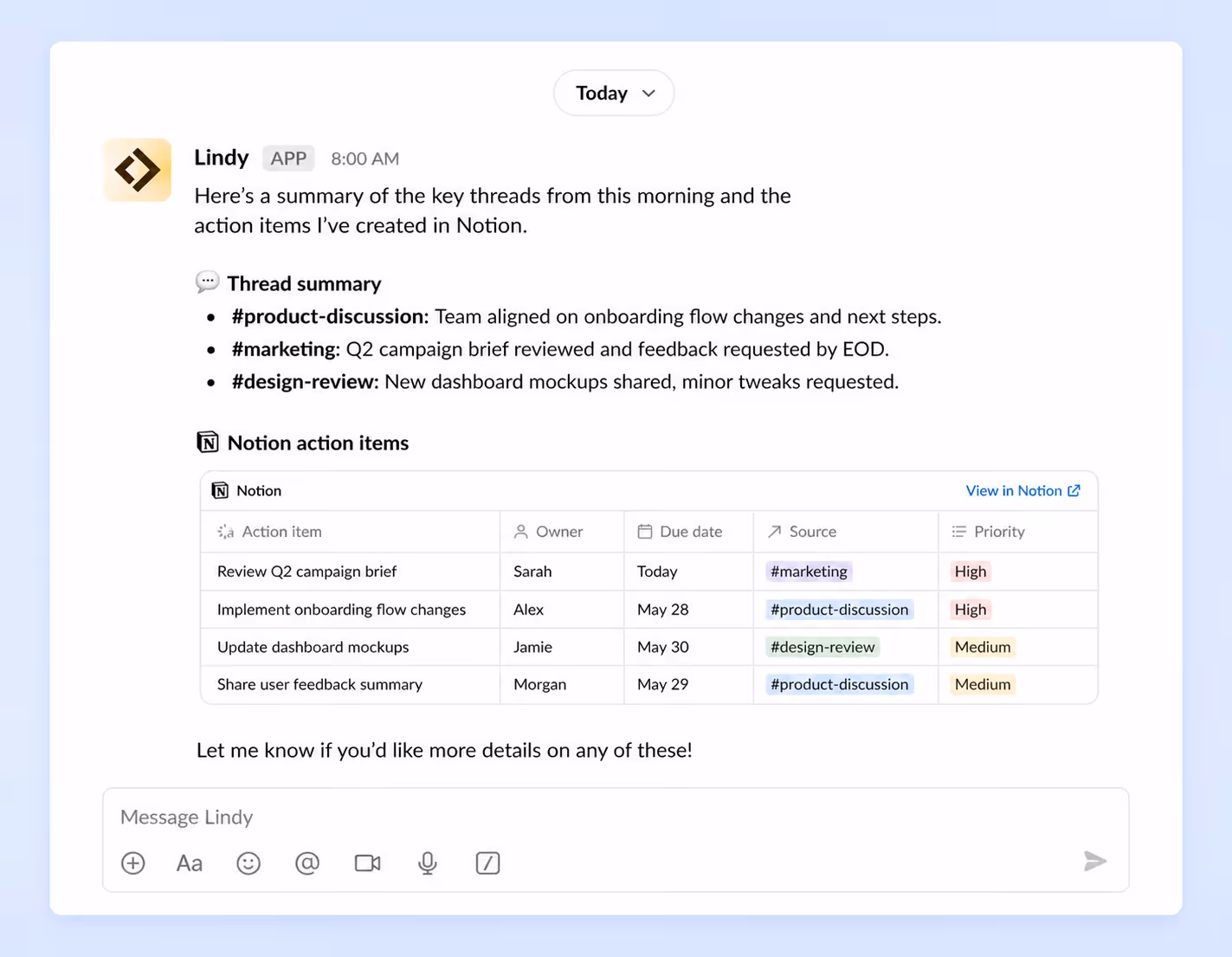 Slack Mockup