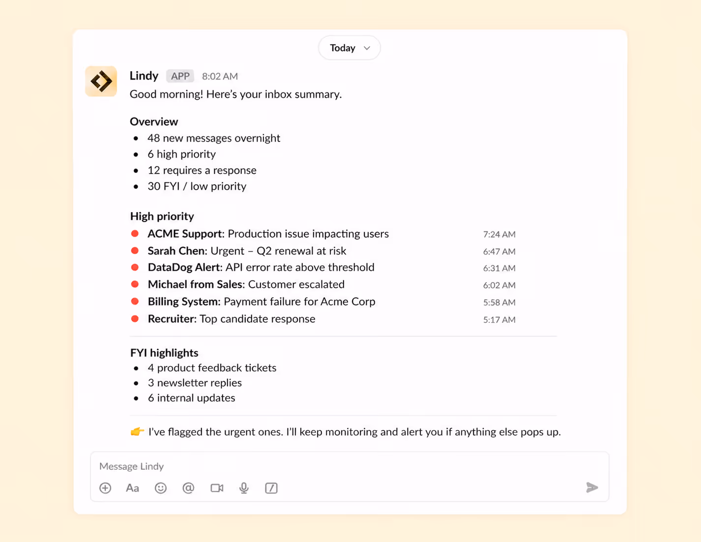 Slack Mockup