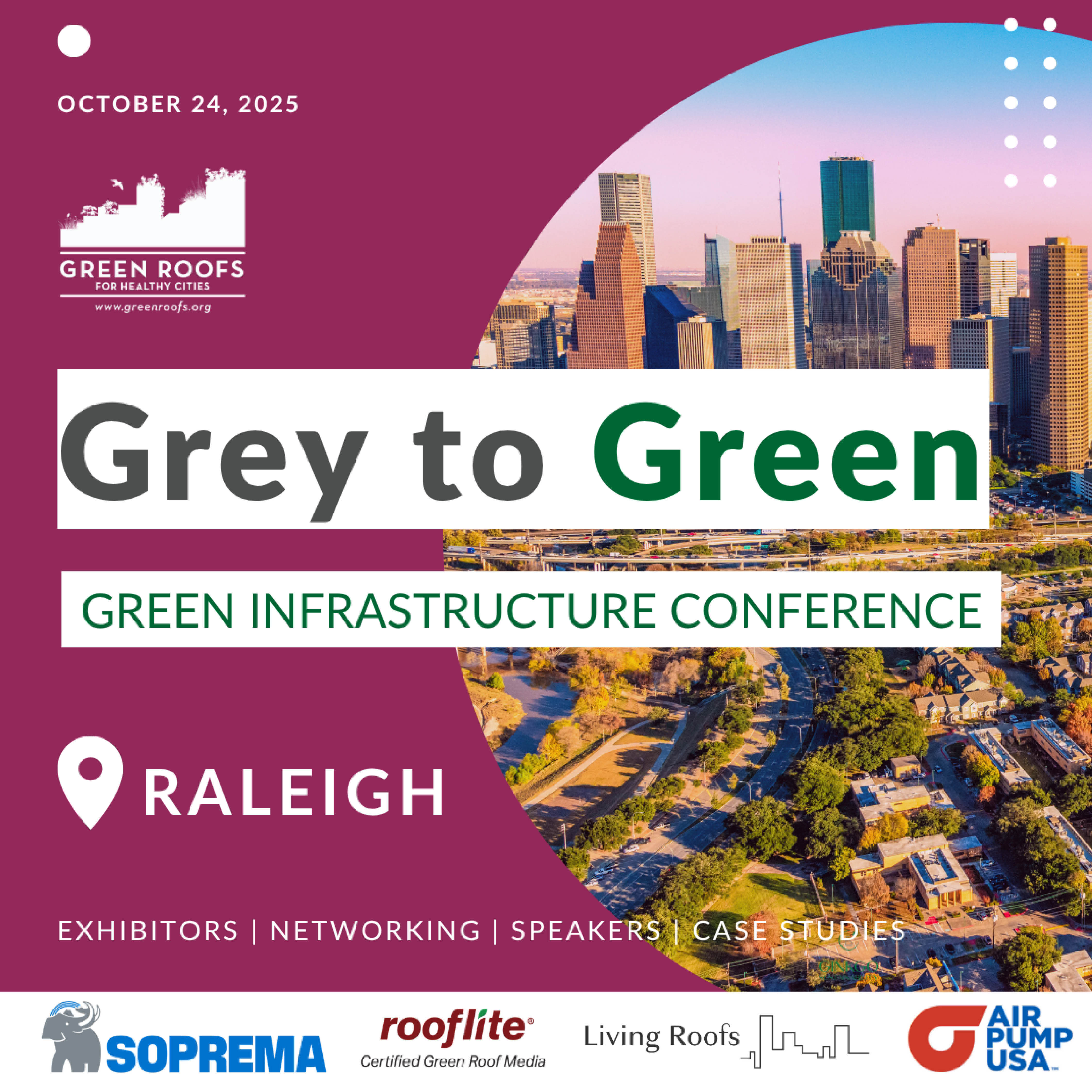 We’re excited to share that our team will be presenting two sessions at the upcoming Grey to Green Conference in Raleigh! Drawing on over two decades of experience in vegetated roof and landscape-on-structure design, construction, and maintenance, we’ll be offering insights into what it takes to design and construct resilient, high-performing green infrastructure.