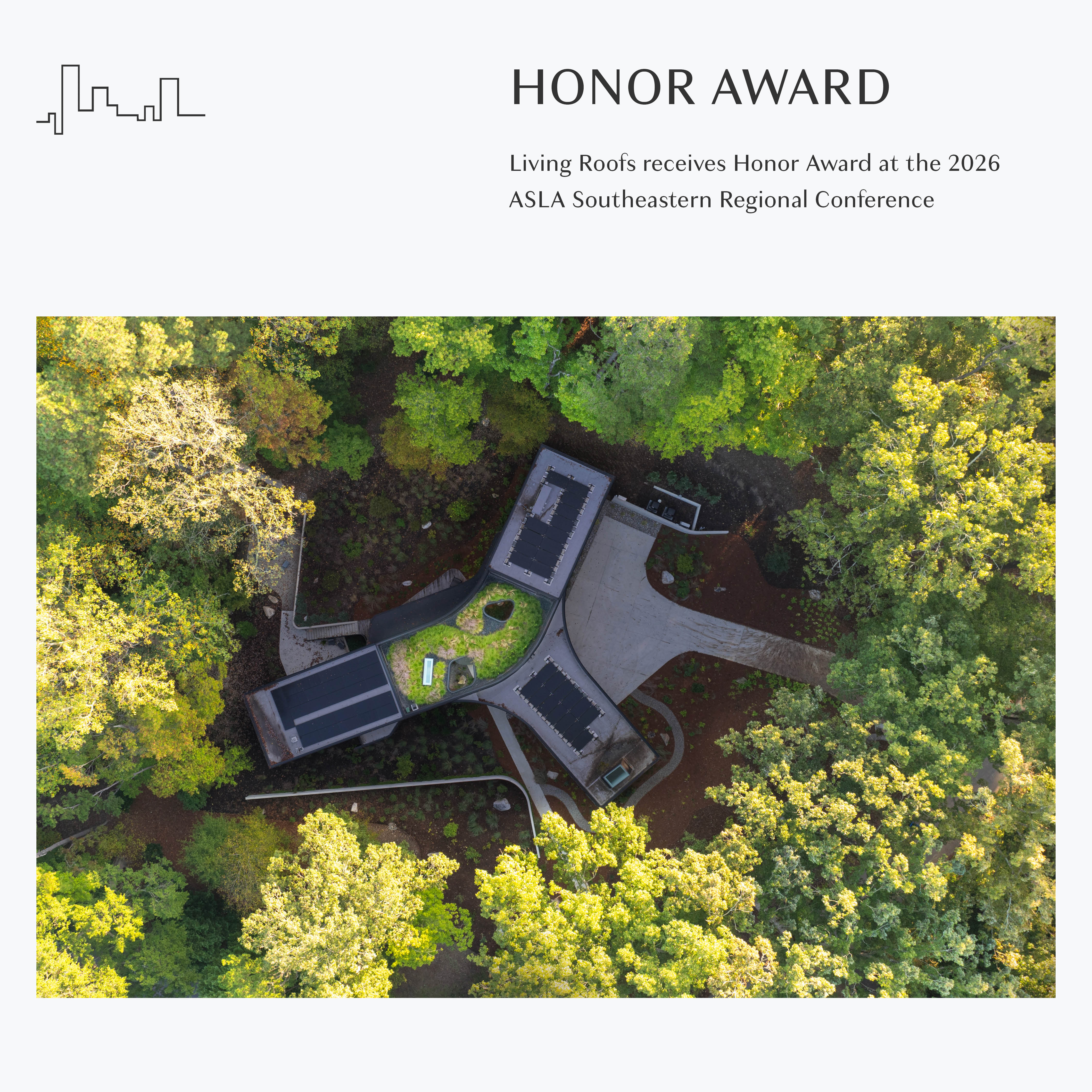 We’re thrilled to announce that Living Roofs, Inc. received an ASLA Southeastern Regional Honor Award for Arbutus Secret Garden in Raleigh, NC. 