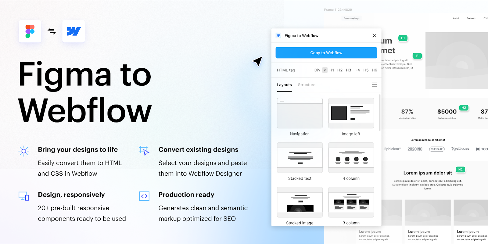 Converting Figma to Webflow