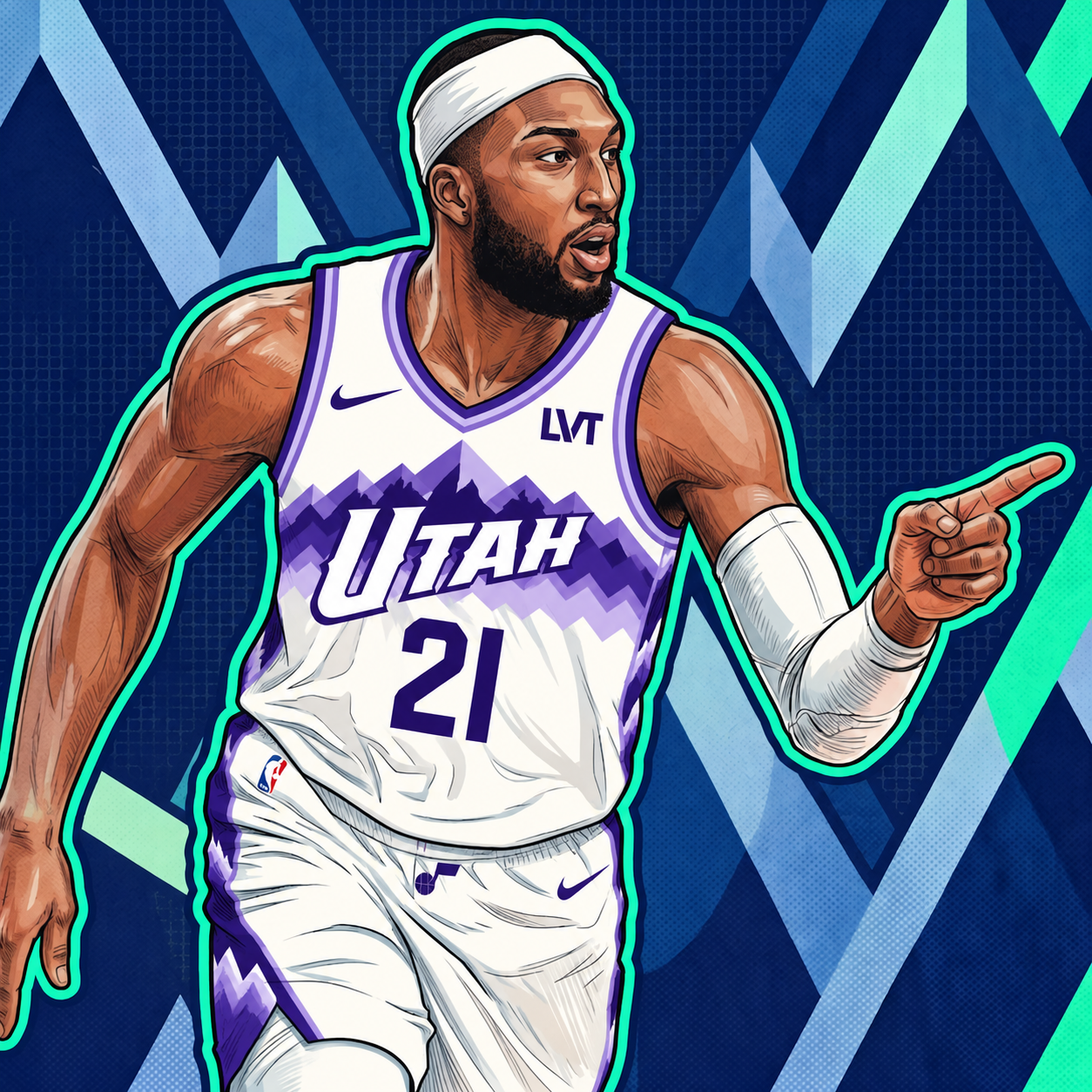 A player profile photo