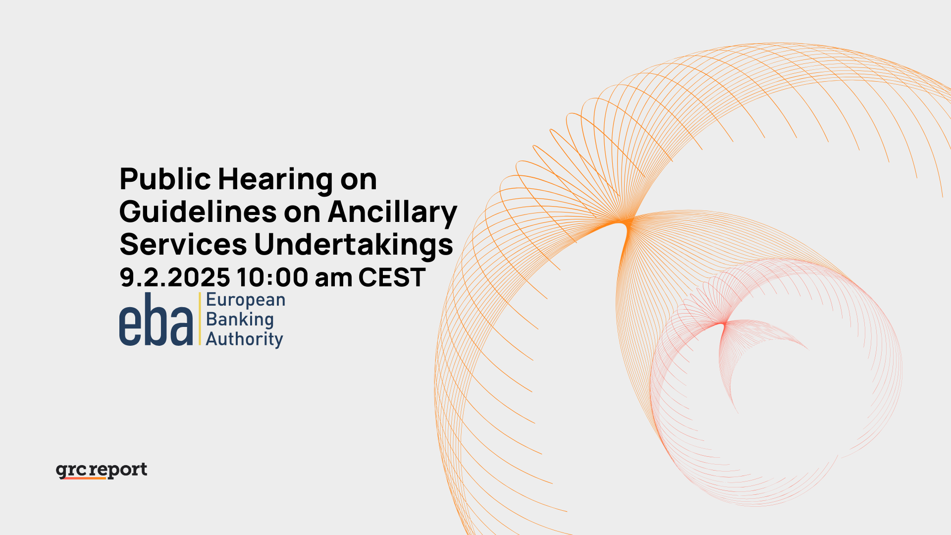 Public Hearing on Guidelines on Ancillary Services Undertakings