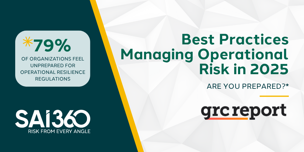 Best Practices Managing Operational Risk in 2025