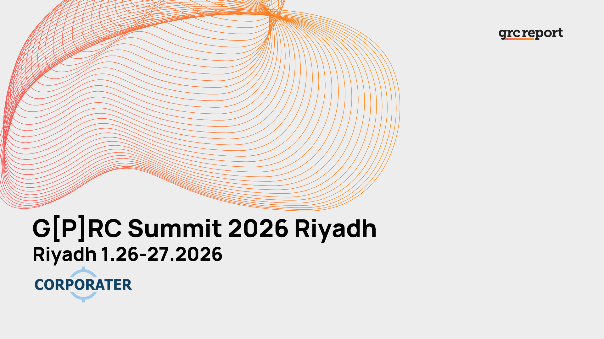 G[P]RC Summit 2026 Riyadh