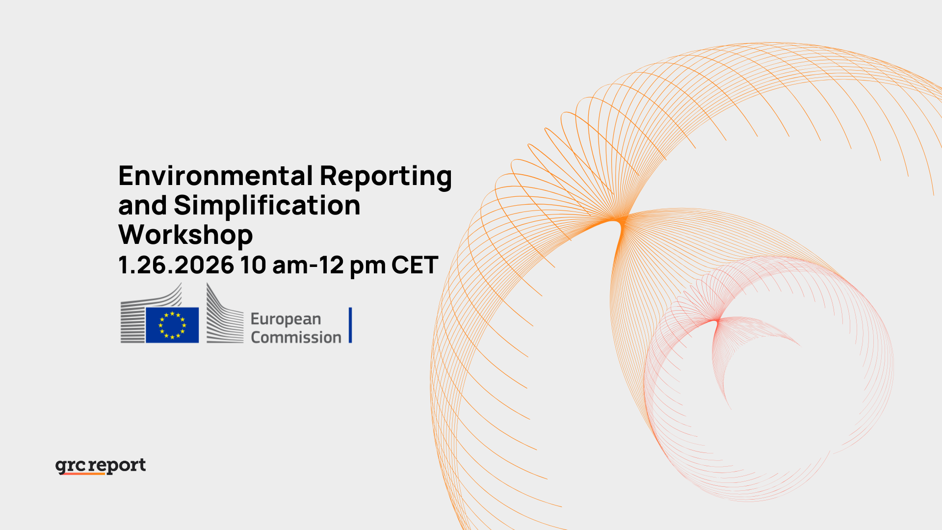 Environmental Reporting and Simplification Workshop