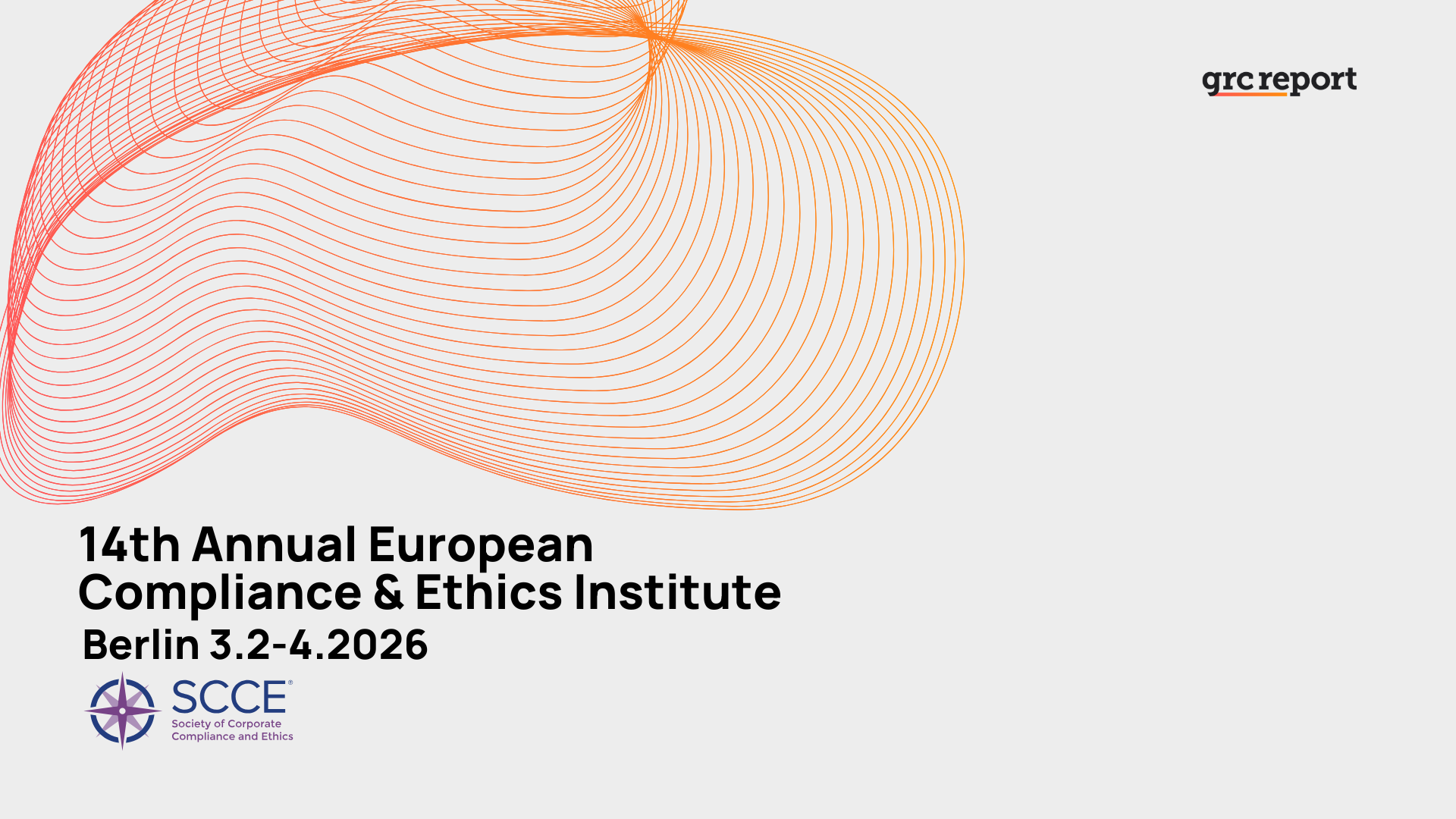 14th Annual European Compliance & Ethics Institute