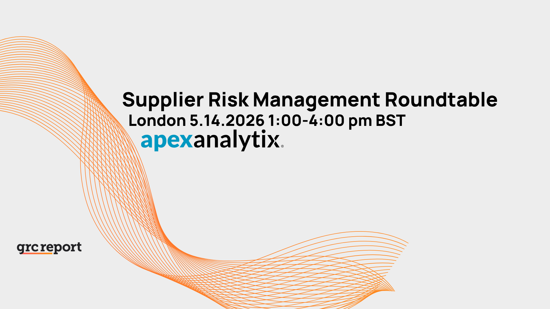 Supplier Risk Management Roundtable