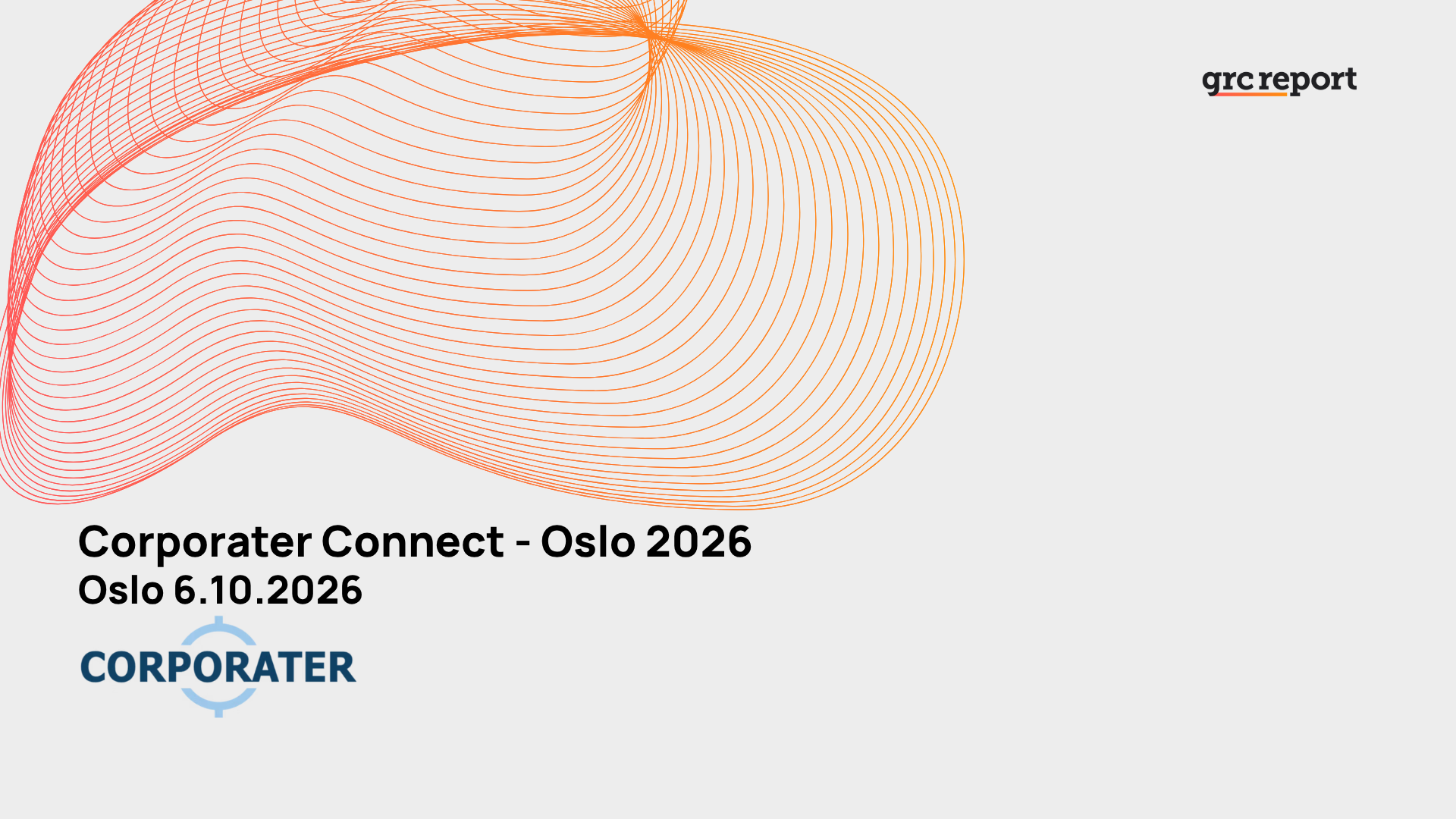 Corporater Connect - Oslo 2026
