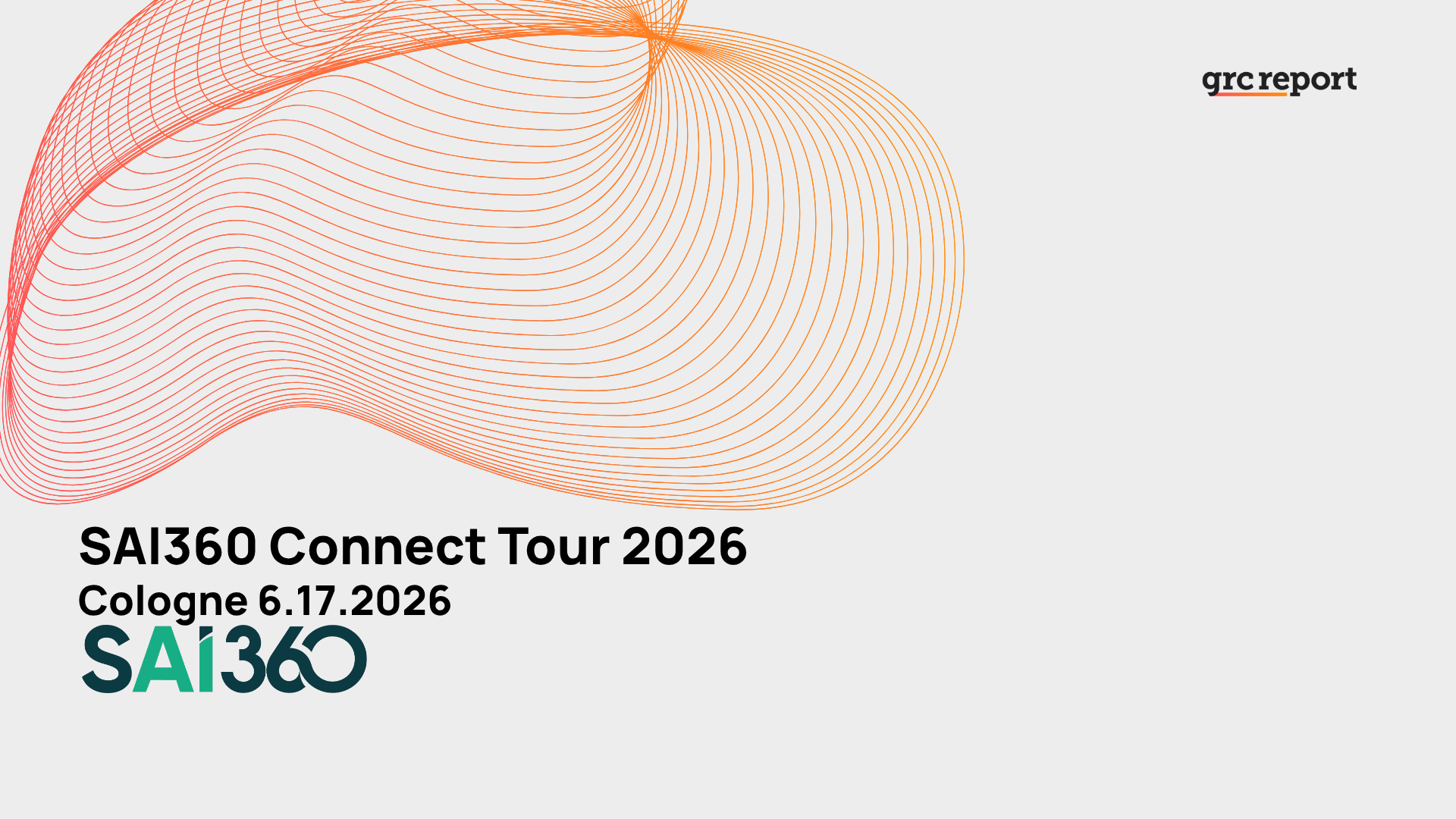 SAI360 Connect Tour 2026 - Cologne