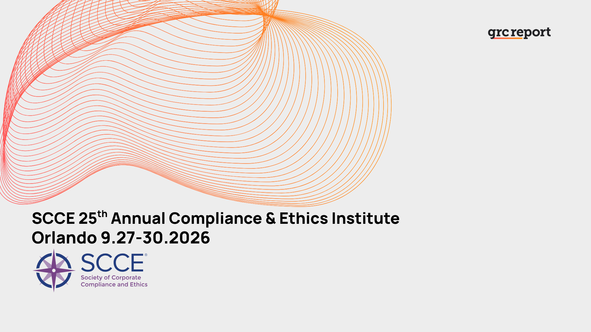 SCCE 25th Annual Compliance & Ethics Institute