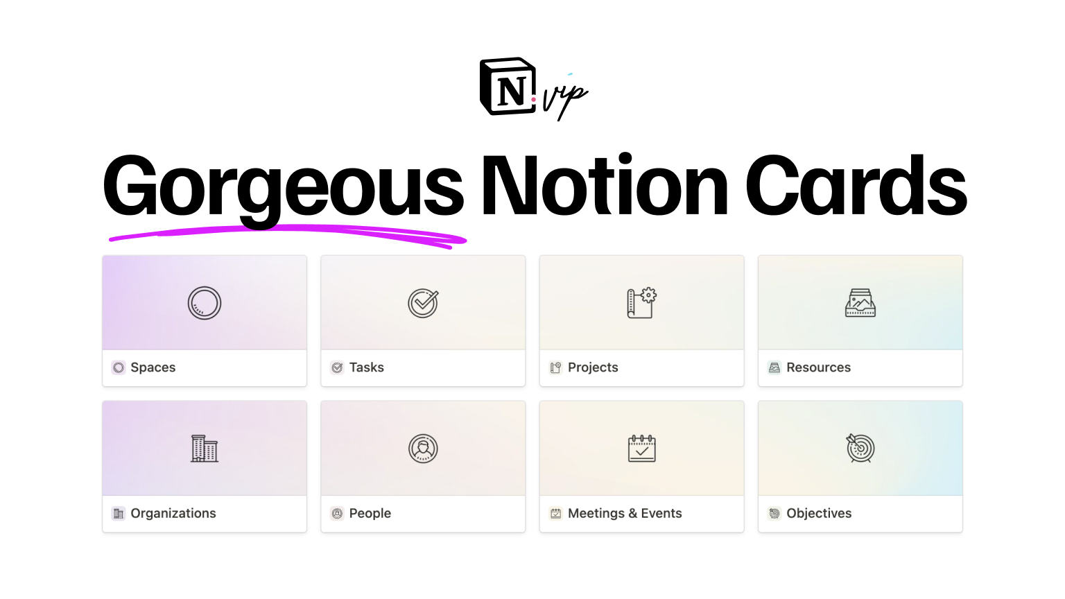 Generate Gorgeous Notion Cards