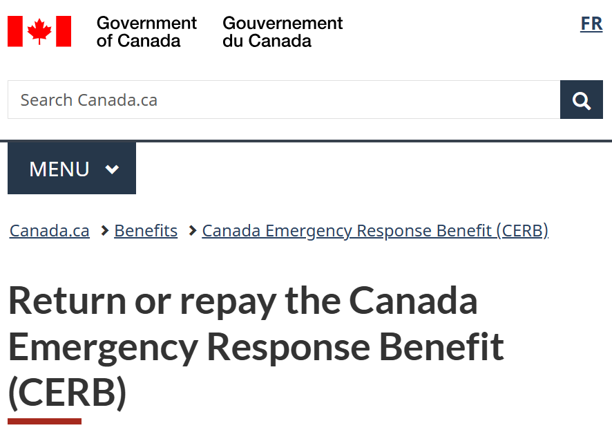 CRA Wants Your CERB Back... What Now?