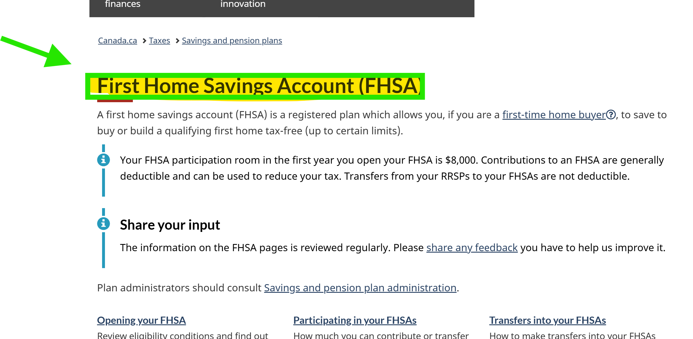 Can You Carry Forward Your FHSA Limit?