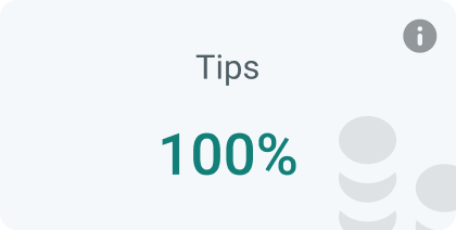 Text of Tips 100%