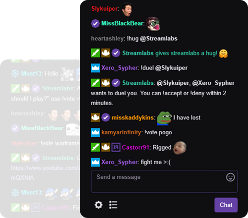 Cloudbot engaging in a chat