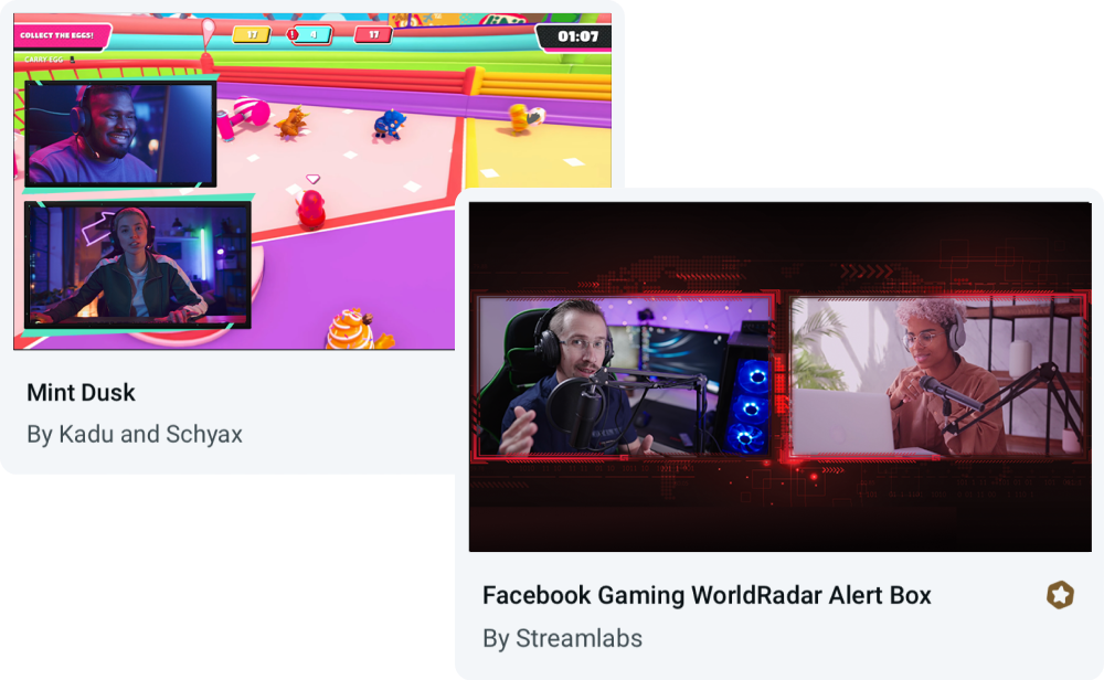 Streamers with guests using Streamlabs Collab Cam