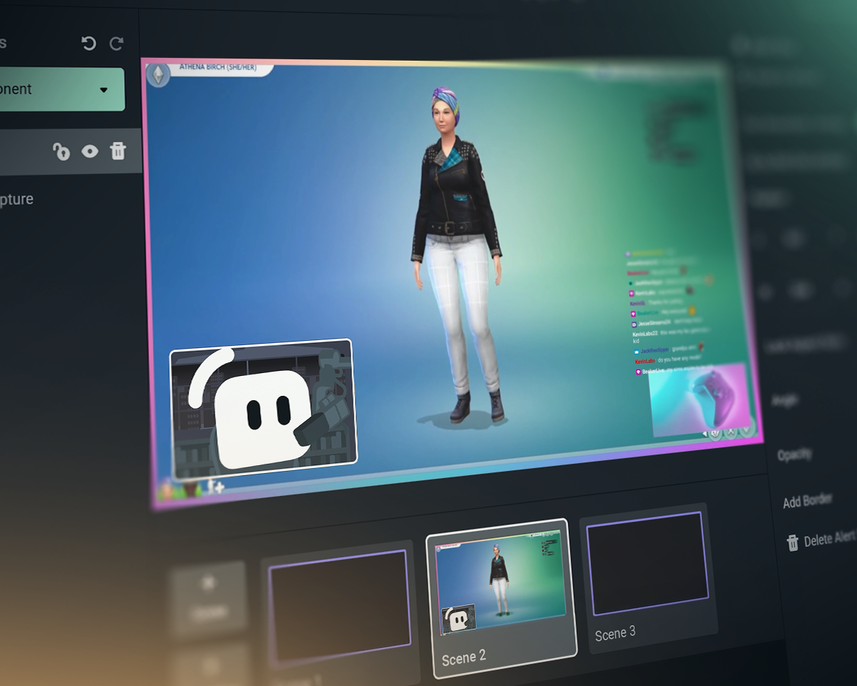 Streamlabs Console screenshot with mascot Kevin streaming an Xbox game