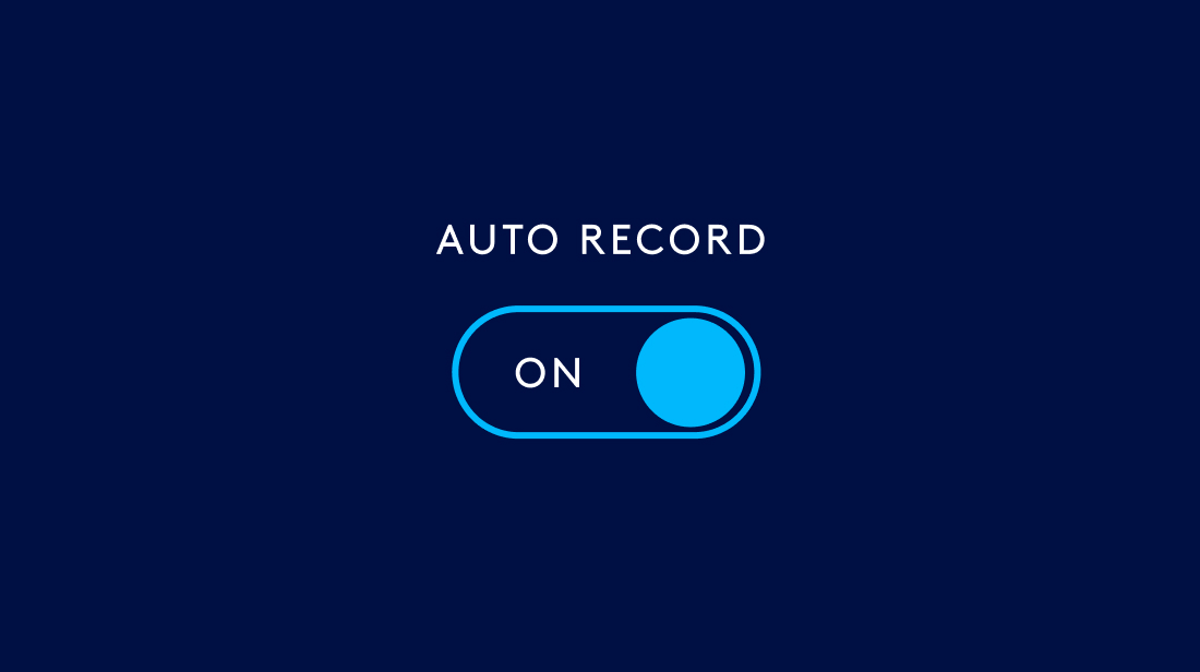 Auto record toggle in GHUB for Replay