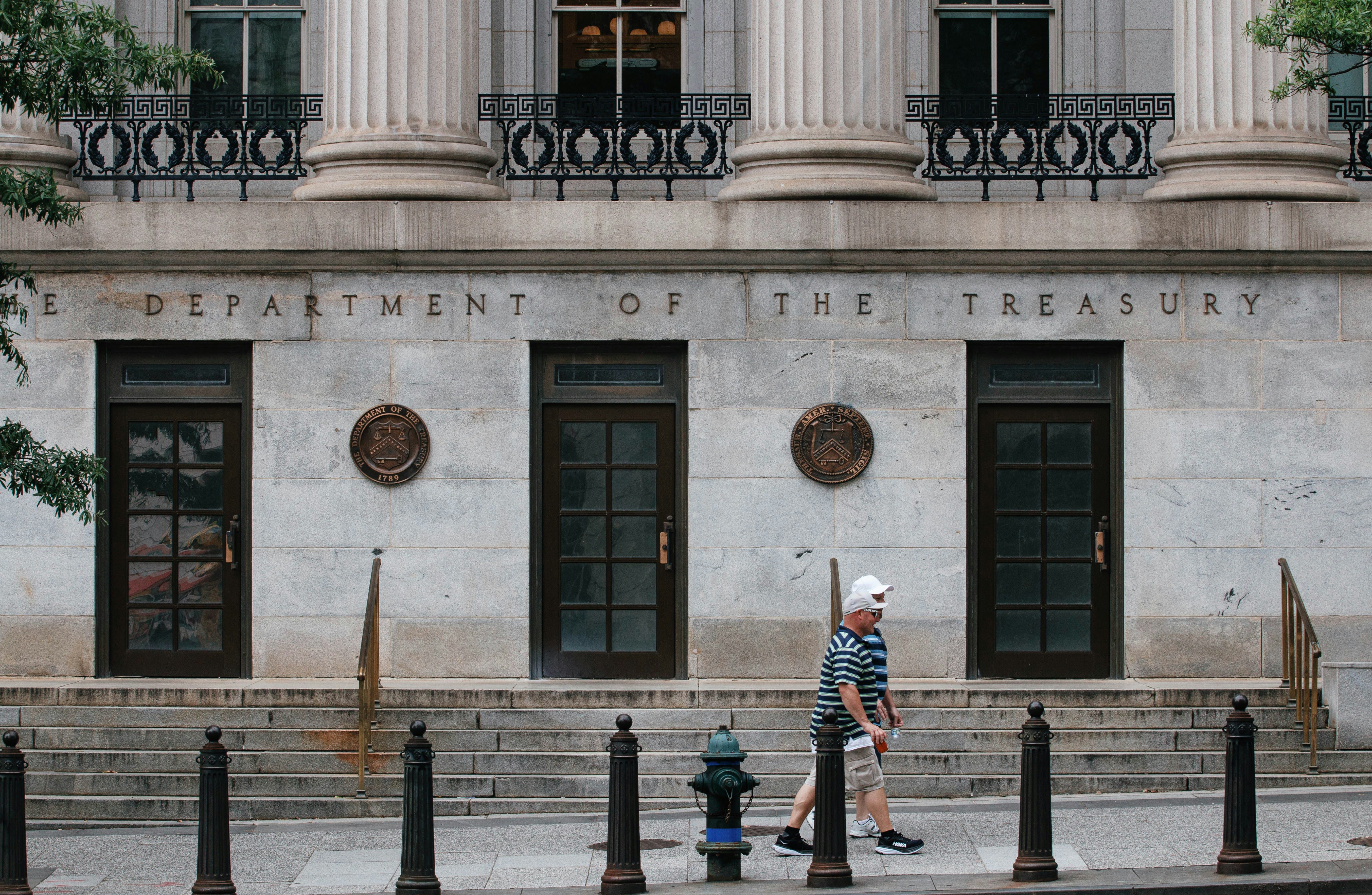 A photo of the department of the treasury