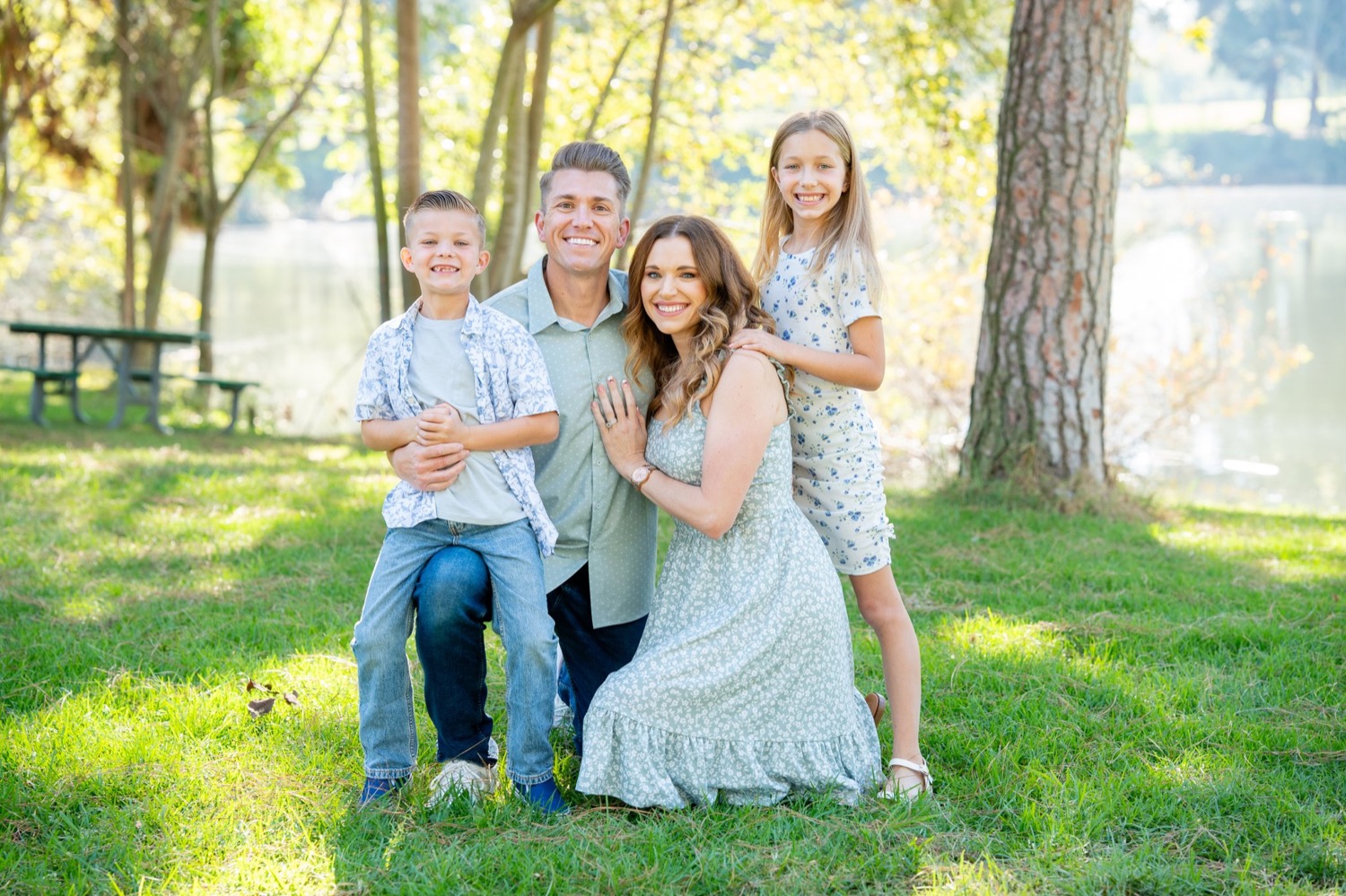 el dorado park long beach spring family photo session