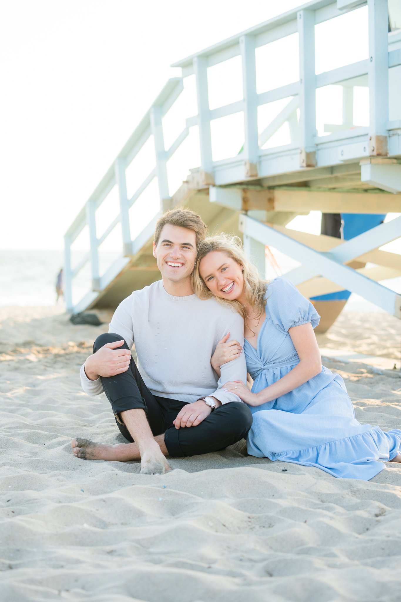 santa monica engagement session