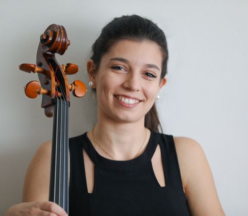 Chiara Pappalardo - cello instructor at Potomac Music in Lorton, VA