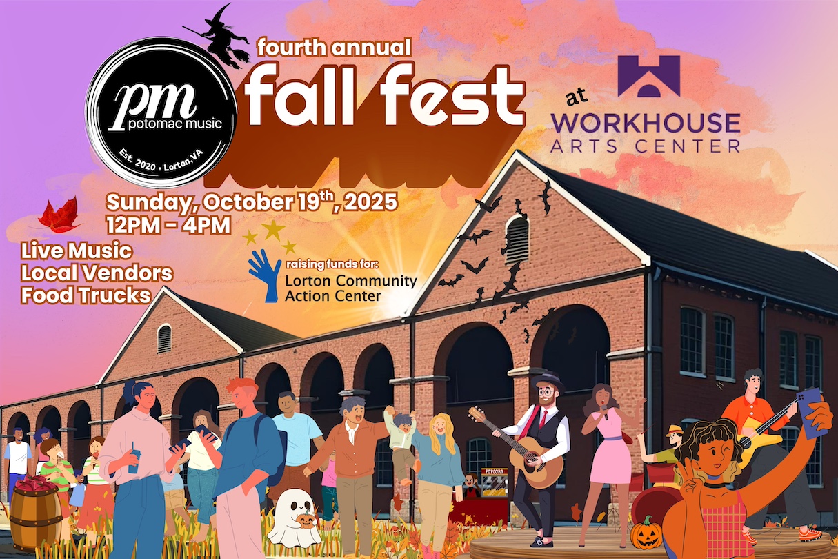 2025 Potomac Music Fall Fest at Workhouse Arts Center in Lorton, VA