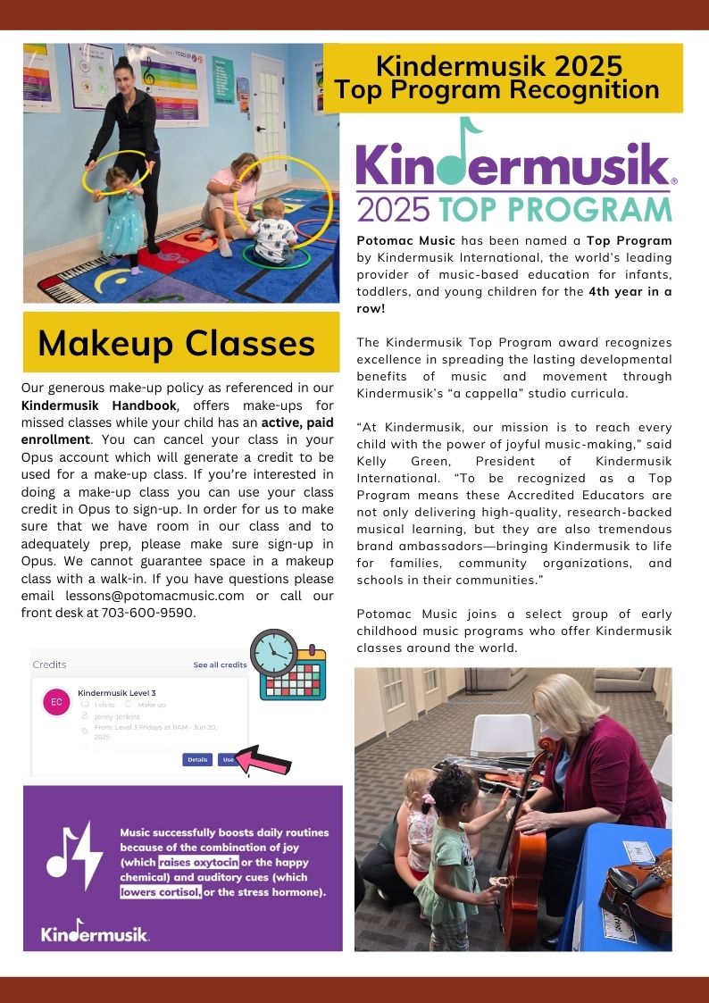 Kindermusik Newsletter September 2025 Page 2