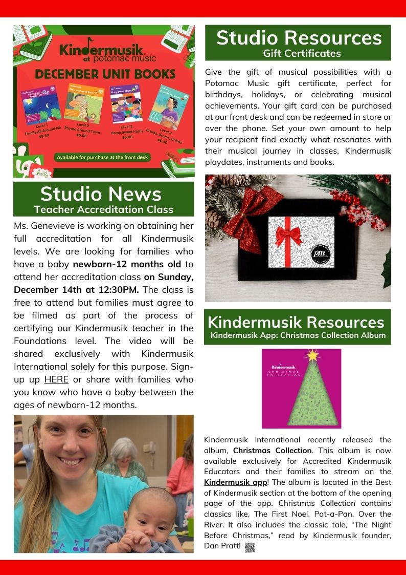 Kindermusik Newsletter Page 2