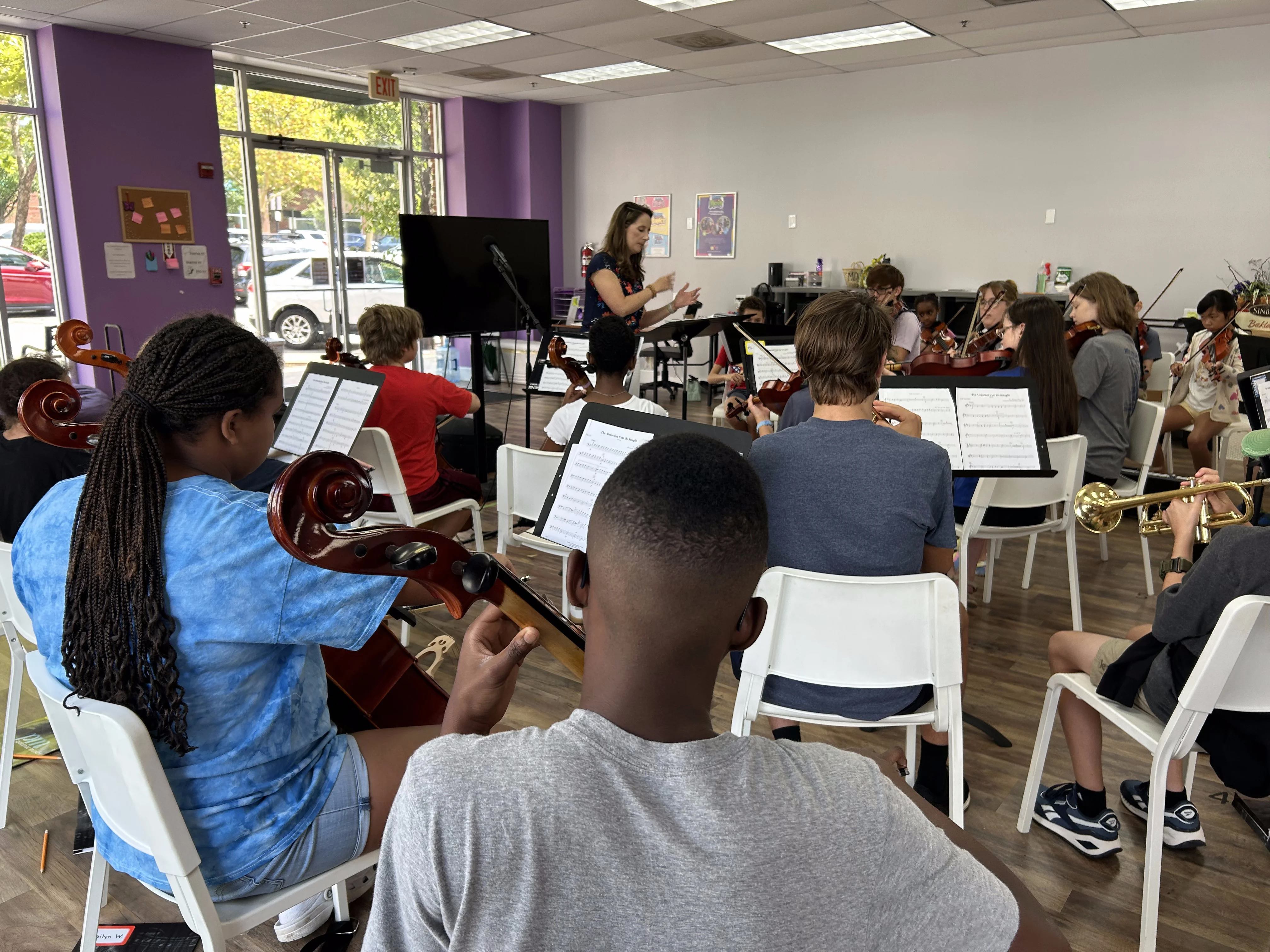 camerata full orchestra camp at potomac music