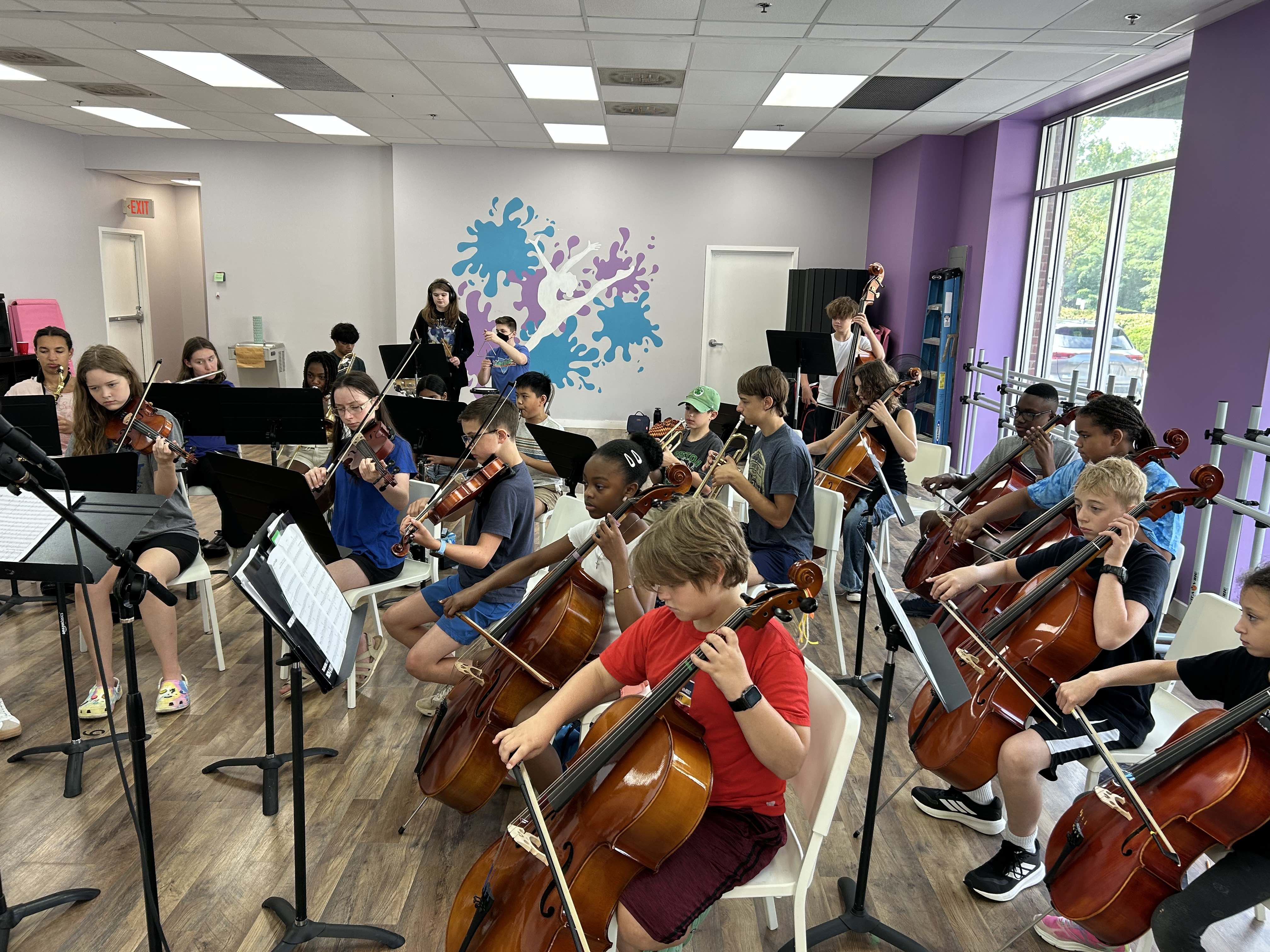camerata full orchestra camp at potomac music