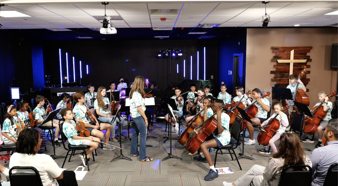 camerata full orchestra camp at potomac music