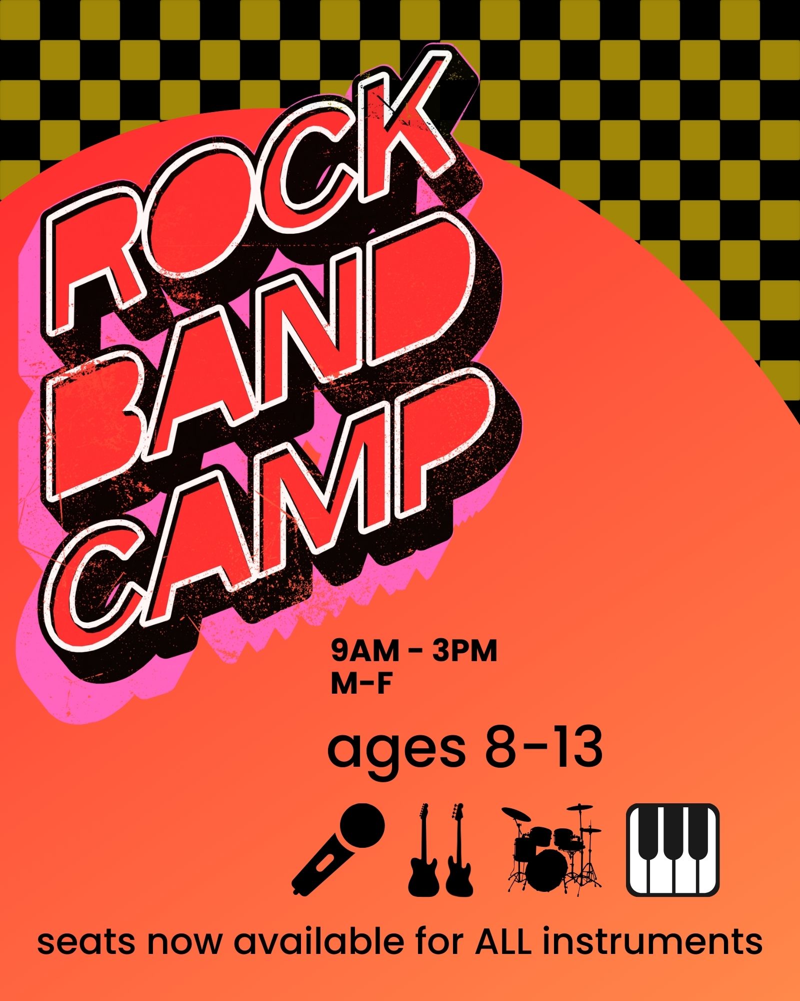 Rock Band Camp at Potomac Music at Workhouse Arts Center in Lorton VA