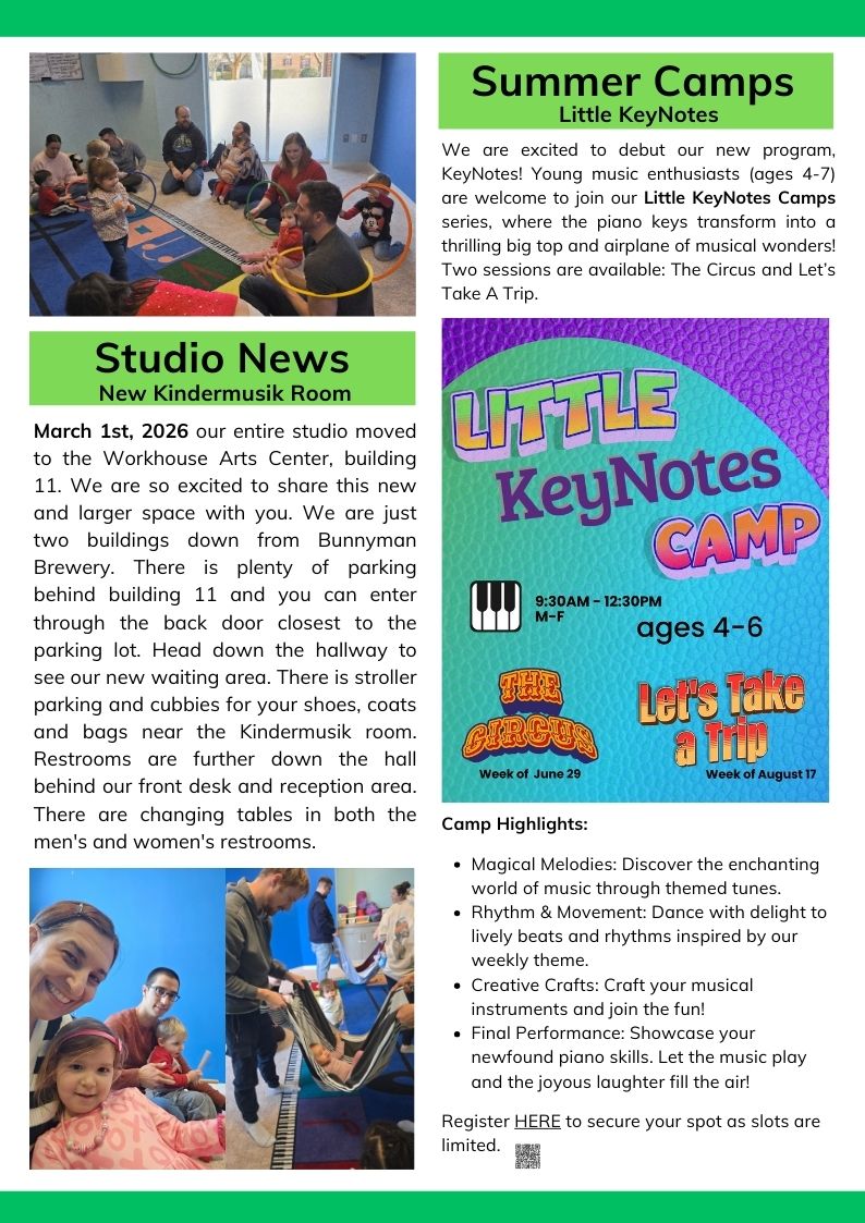 Kindermusik Newsletter Page 2