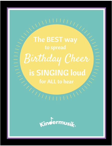 Kindermusik Birthday Parties at Potomac Music in Lorton, VA
