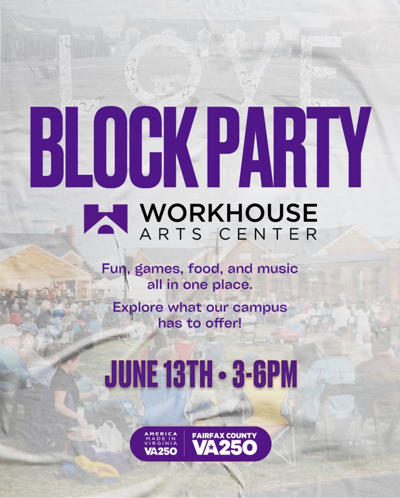 Summer Block Party at Potomac Music & Workhouse Arts Center in Lorton, VA