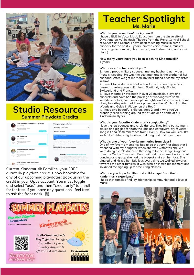 Kindermusik Newsletter Page 4