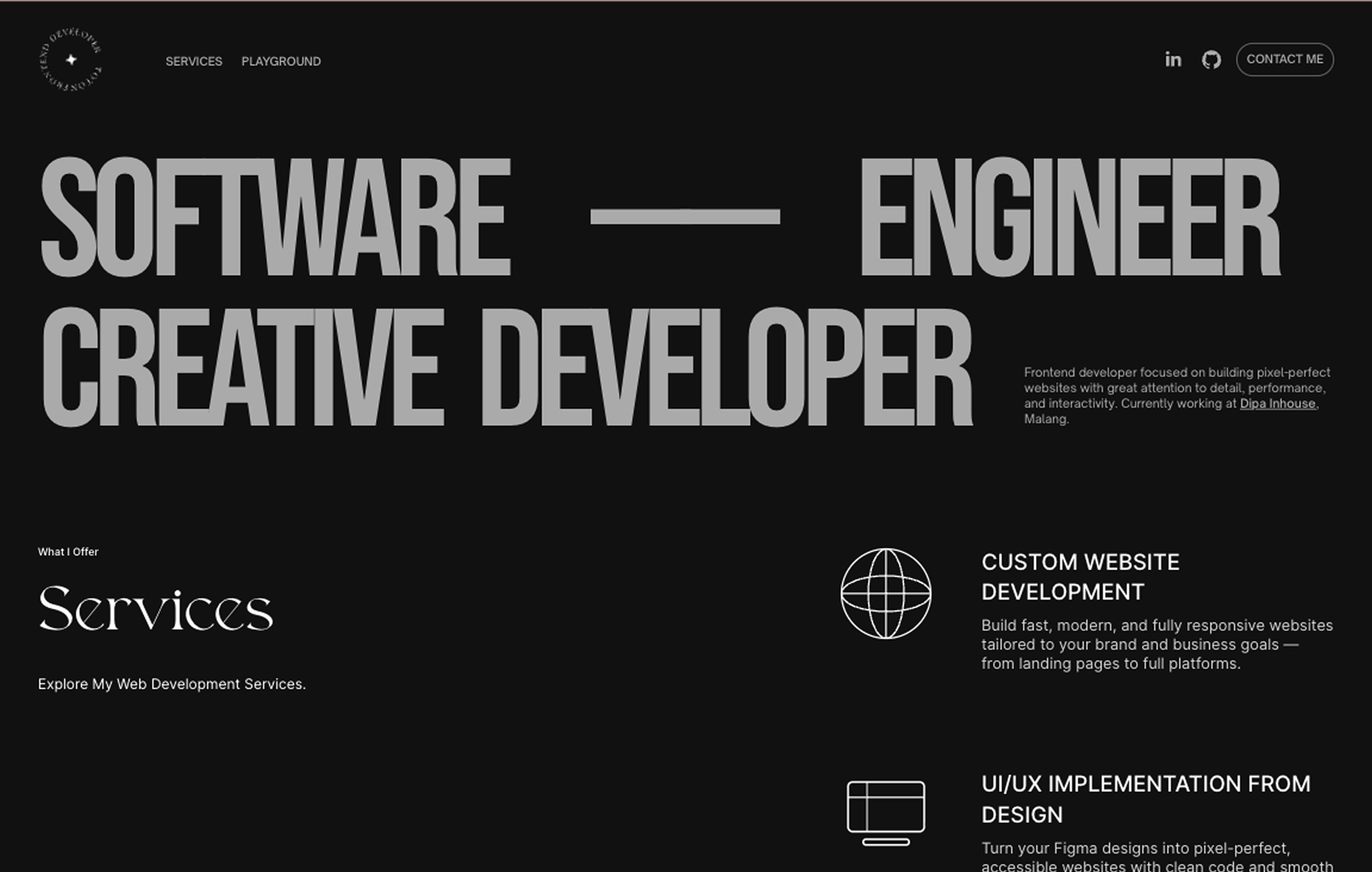 Personal Website cover image