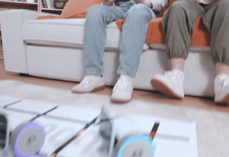 image of students engaging with the software