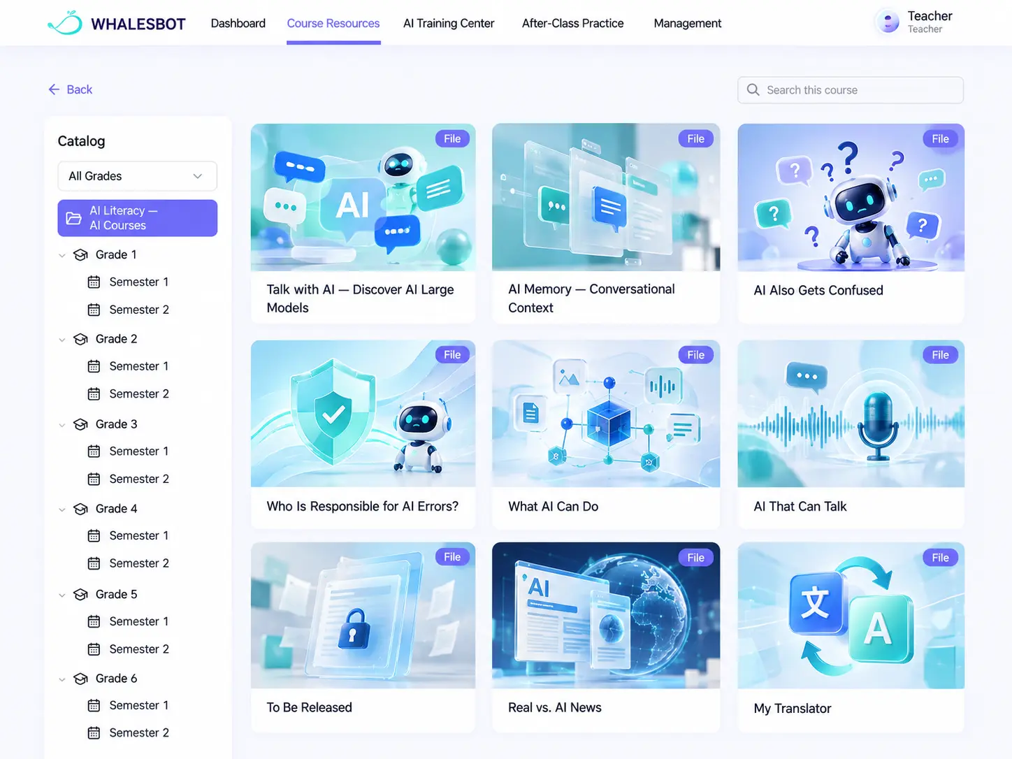 AI course platform for kids of all ages